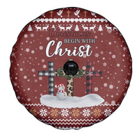 Christian Noel Christmas Spare Tire Cover Xmas Holiday Patterns - Wonder Print Shop