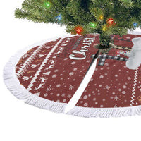 Christian Noel Christmas Tree Skirt Xmas Holiday Patterns - Wonder Print Shop