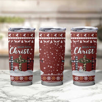 Christian Noel Christmas Tumbler Cup Xmas Holiday Patterns - Wonder Print Shop