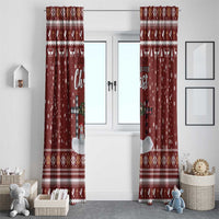 Christian Noel Christmas Window Curtain Xmas Holiday Patterns - Wonder Print Shop