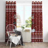 Christian Noel Christmas Window Curtain Xmas Holiday Patterns - Wonder Print Shop