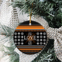 Christian Xmas Christmas Ceramic Ornament Xmas Holiday Patterns - Wonder Print Shop