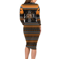 Christian Xmas Christmas Long Sleeve Bodycon Dress Xmas Holiday Patterns