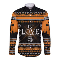 Christian Xmas Christmas Long Sleeve Button Shirt Xmas Holiday Patterns