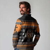 Christian Xmas Christmas Long Sleeve Polo Shirt Xmas Holiday Patterns