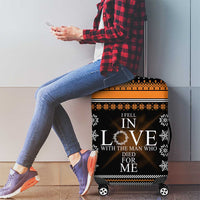 Christian Xmas Christmas Luggage Cover Xmas Holiday Patterns - Wonder Print Shop