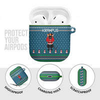 Merry Krampus Christmas AirPods Case Xmas Holiday Patterns - Wonder Print Shop