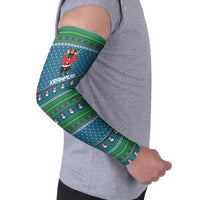 Merry Krampus Christmas Arm Sleeves Xmas Holiday Patterns - Wonder Print Shop