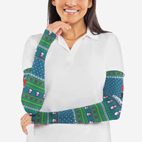 Merry Krampus Christmas Arm Sleeves Xmas Holiday Patterns - Wonder Print Shop