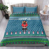 Merry Krampus Christmas Bedding Set Xmas Holiday Patterns - Wonder Print Shop