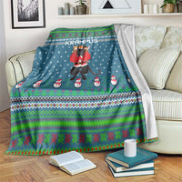 Merry Krampus Christmas Blanket Xmas Holiday Patterns - Wonder Print Shop