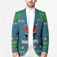 Merry Krampus Christmas Blazer Xmas Holiday Patterns - Wonder Print Shop