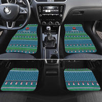 Merry Krampus Christmas Car Mats Xmas Holiday Patterns - Wonder Print Shop