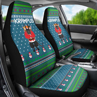 Merry Krampus Christmas Car Seat Cover Xmas Holiday Patterns - Wonder Print Shop