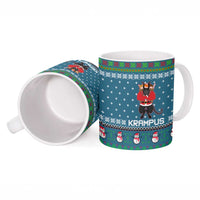 Merry Krampus Christmas Ceramic Mug Xmas Holiday Patterns - Wonder Print Shop