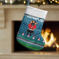 Merry Krampus Christmas Stocking Xmas Holiday Patterns - Wonder Print Shop