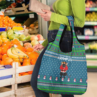 Merry Krampus Christmas Grocery Bag Xmas Holiday Patterns - Wonder Print Shop
