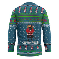 Merry Krampus Christmas Hockey Jersey Xmas Holiday Patterns - Wonder Print Shop