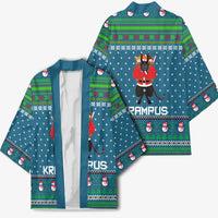 Merry Krampus Christmas Kimono Xmas Holiday Patterns - Wonder Print Shop