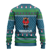 Merry Krampus Christmas Ugly Christmas Sweater Xmas Holiday Patterns - Wonder Print Shop