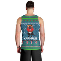 Merry Krampus Christmas Men Tank Top Xmas Holiday Patterns - Wonder Print Shop