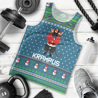 Merry Krampus Christmas Men Tank Top Xmas Holiday Patterns - Wonder Print Shop
