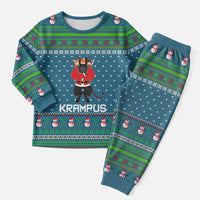 Merry Krampus Christmas Pajama Set Xmas Holiday Patterns - Wonder Print Shop