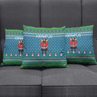 Merry Krampus Christmas Pillow Cover Xmas Holiday Patterns - Wonder Print Shop