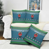 Merry Krampus Christmas Pillow Cover Xmas Holiday Patterns - Wonder Print Shop