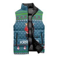 Merry Krampus Christmas Sleeveless Puffer Jacket Xmas Holiday Patterns - Wonder Print Shop