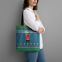 Merry Krampus Christmas Tote Bag Xmas Holiday Patterns - Wonder Print Shop