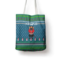 Merry Krampus Christmas Tote Bag Xmas Holiday Patterns - Wonder Print Shop