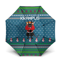 Merry Krampus Christmas Umbrella Xmas Holiday Patterns - Wonder Print Shop