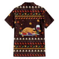 Turkey And WIne Christmas Family Matching Summer Maxi Dress and Hawaiian Shirt Xmas Holiday Patterns - Wonder Print Shop