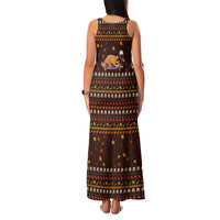 Turkey And WIne Christmas Family Matching Tank Maxi Dress and Hawaiian Shirt Xmas Holiday Patterns - Wonder Print Shop