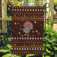 Turkey And WIne Christmas Garden Flag Xmas Holiday Patterns - Wonder Print Shop
