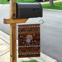 Turkey And WIne Christmas Garden Flag Xmas Holiday Patterns - Wonder Print Shop