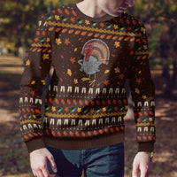 Turkey And WIne Christmas Ugly Christmas Sweater Xmas Holiday Patterns - Wonder Print Shop