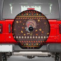 Turkey And WIne Christmas Spare Tire Cover Xmas Holiday Patterns - Wonder Print Shop
