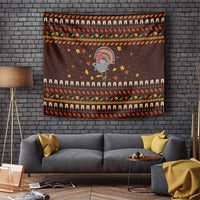 Turkey And WIne Christmas Tapestry Xmas Holiday Patterns - Wonder Print Shop