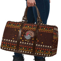 Turkey And WIne Christmas Travel Bag Xmas Holiday Patterns - Wonder Print Shop
