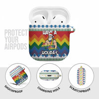 Have A Super Gay Holiday Christmas AirPods Case Xmas Holiday Patterns - Wonder Print Shop