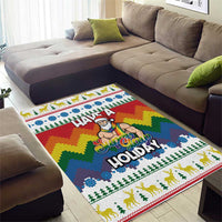 Have A Super Gay Holiday Christmas Area Rug Xmas Holiday Patterns - Wonder Print Shop