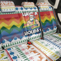 Have A Super Gay Holiday Christmas Back Car Seat Cover Xmas Holiday Patterns - Wonder Print Shop