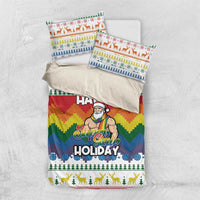 Have A Super Gay Holiday Christmas Bedding Set Xmas Holiday Patterns - Wonder Print Shop
