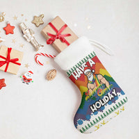 Have A Super Gay Holiday Christmas Stocking Xmas Holiday Patterns - Wonder Print Shop