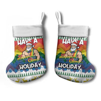 Have A Super Gay Holiday Christmas Stocking Xmas Holiday Patterns - Wonder Print Shop
