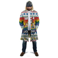 Have A Super Gay Holiday Christmas Cloak Xmas Holiday Patterns - Wonder Print Shop