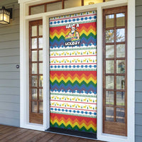 Have A Super Gay Holiday Christmas Door Cover Xmas Holiday Patterns - Wonder Print Shop