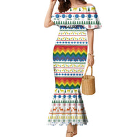 Have A Super Gay Holiday Christmas Family Matching Mermaid Dress and Hawaiian Shirt Xmas Holiday Patterns - Wonder Print Shop